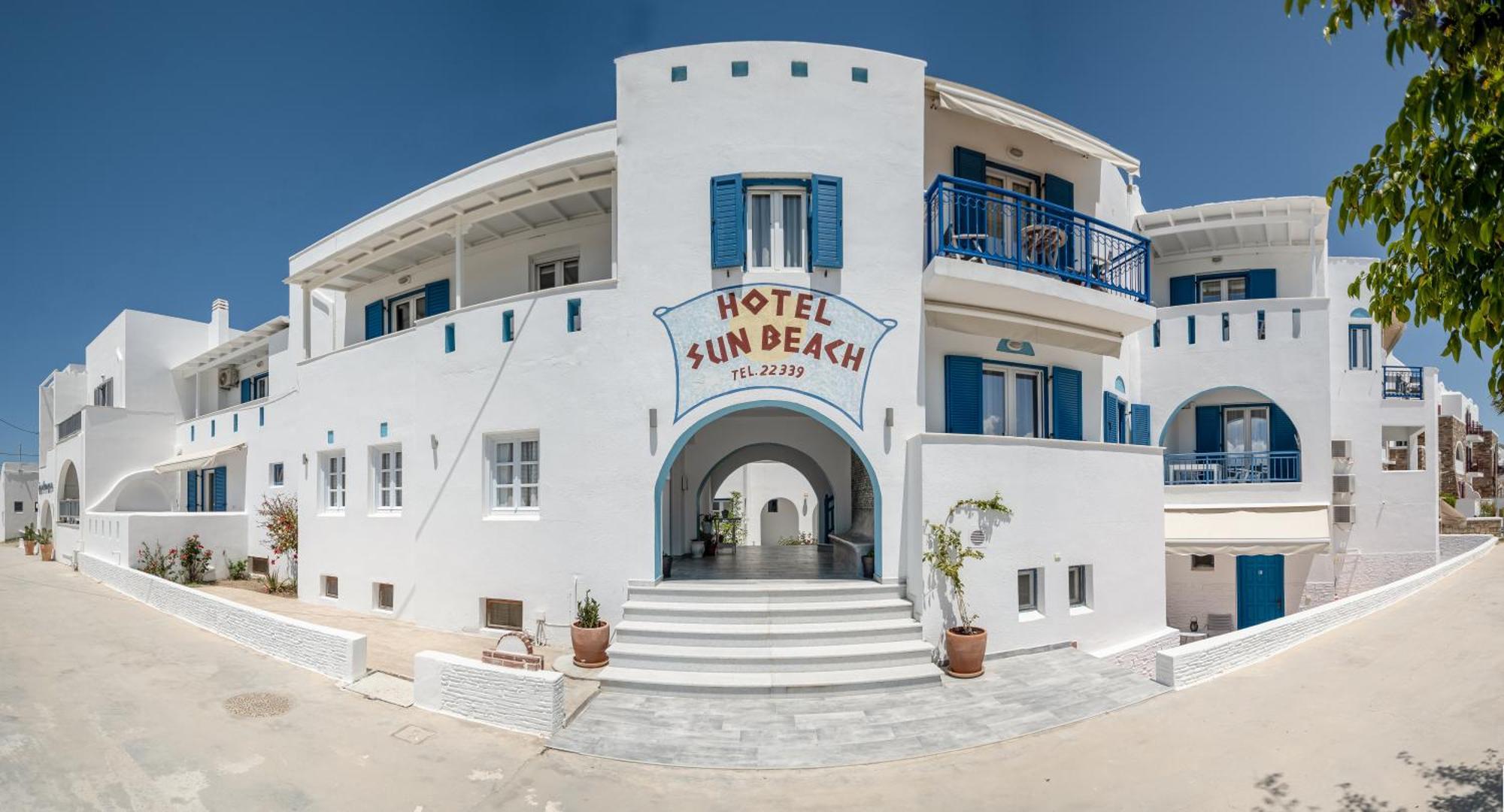 Sun Beach Hotel Naxos City エクステリア 写真