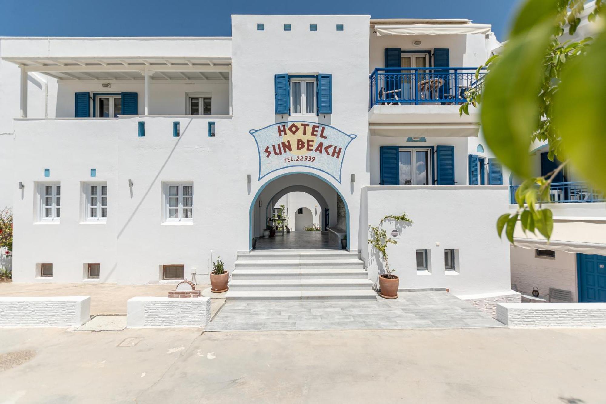 Sun Beach Hotel Naxos City エクステリア 写真